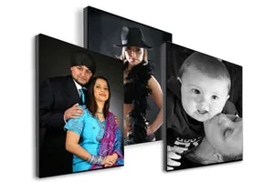 Photographs printed as canvas wall art