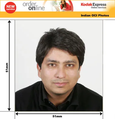 Example guide for Indian OCI photographs